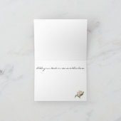 ファインアートの名前エレガントフローラの削除 サンキューカード (内部)
