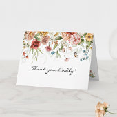 ファインアートの名前エレガントフローラの削除 サンキューカード