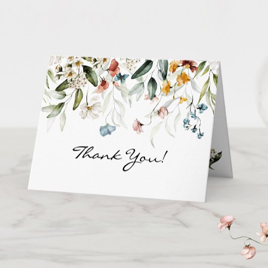 ファインアートの名前エレガントフローラの削除 サンキューカード