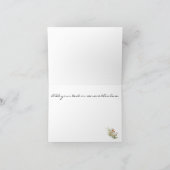 ファインアートの名前エレガントフローラの削除 サンキューカード (内部)