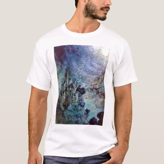 ファインアートの妖精の土地の城 Tシャツ (正面)