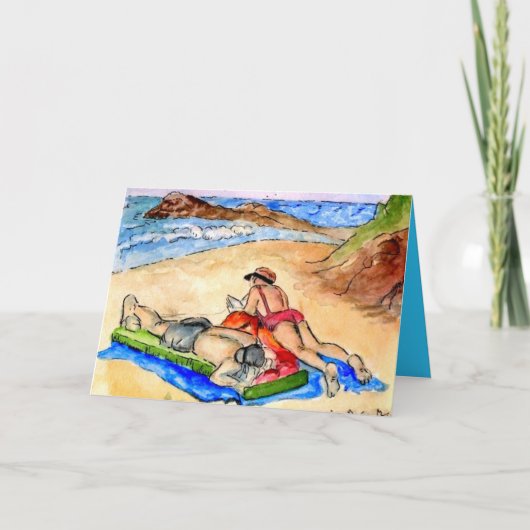 ファインアートの挨拶状-芸術家- H DAVIDSOHN カード (正面)