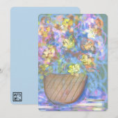 ファインアートの明るいフローラドーパミンコンテンポラリーデコール (正面/裏面)