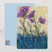 ファインアートの明るいフローラドーパミンコンテンポラリーデコール (正面/裏面)