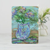 ファインアートの明るいフローラドーパミンコンテンポラリーデコール (スタンド正面)