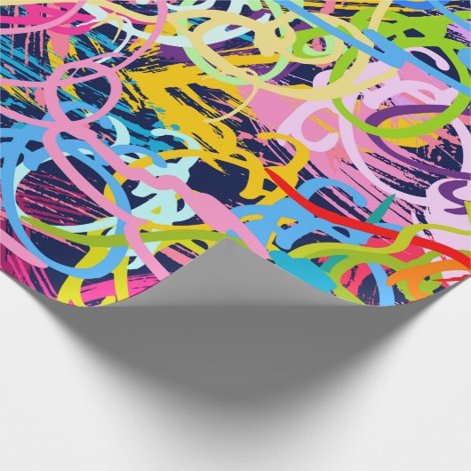 ファインアートの背景。シームレスなパタグランジーン ラッピングペーパー (角)