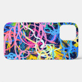 ファインアートの背景。シームレスなパタグランジーン Case-Mate iPhoneケース (裏面 (横))