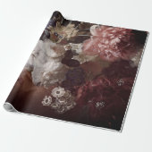 ファインアートの花柄60lb Decoupageポスター紙 ラッピングペーパー (アンロールド)