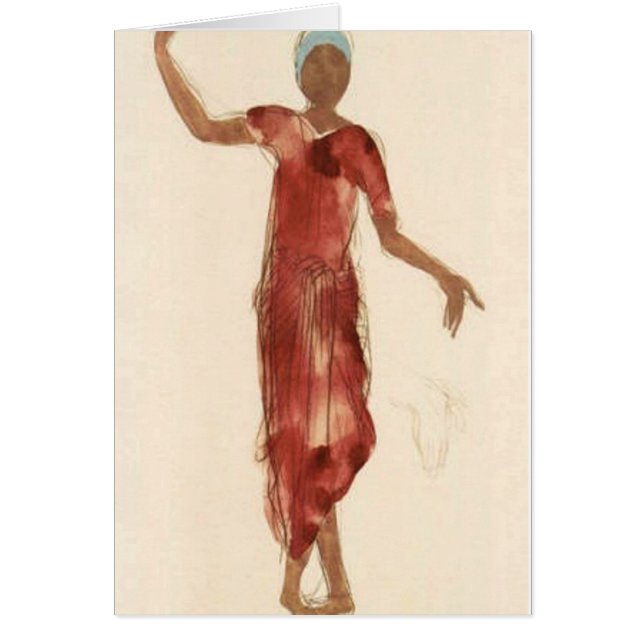 ファインアートの~のRodinのカンボジアのダンサーc1906 (正面)