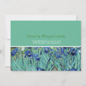 ファインアートアイリス卒業パーティー招待状 招待状 (裏面)