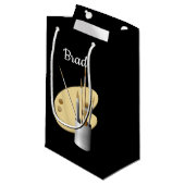 ファインアートアーティストパレットとブラシパーソナライズされた スモールペーパーバッグ (正面アングル)