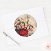 ファインアートアーティストClaude Monet Stickers ラウンドシール (封筒)