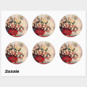 ファインアートアーティストClaude Monet Stickers ラウンドシール (シート)