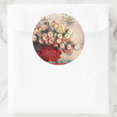 ファインアートアーティストClaude Monet Stickers ラウンドシール (バッグ)