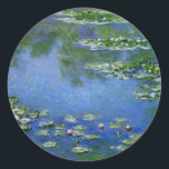 ファインアートアーティストClaude Monet Stickers ラウンドシール<br><div class="desc">ファインアート印象派の画家クロード・モネのスタンプがあなたのカードや招待状と一緒に行く。完全にカスタマイズ可能で実行可能！名前を追加蔵書票!</div>