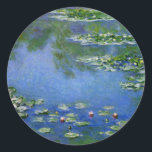ファインアートアーティストClaude Monet Stickers ラウンドシール<br><div class="desc">ファインアート印象派の画家クロード・モネのスタンプがあなたのカードや招待状と一緒に行く。完全にカスタマイズ可能で実行可能！名前を追加蔵書票!</div>