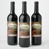 ファインアートイタリアントスカントウインレーベル ワインラベル (ボトル)