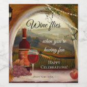 ファインアートイタリアントスカントウインレーベル ワインラベル (シングルラベル)