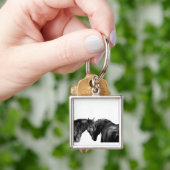 ファインアートウマ科の写真Peterキーチェーン キーホルダー (手)