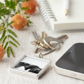 ファインアートウマ科の写真Peterキーチェーン キーホルダー (側面)