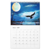 ファインアートオリジナルペイ最高のンズ カレンダー (3月 2027)