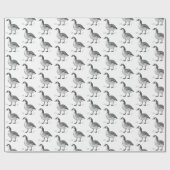 ファインアートカナダグース自然スケッチ ラッピングペーパー (フラット)