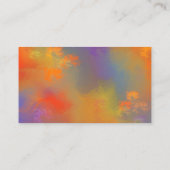 ファインアートカラフルプロフェッショナル名刺 名刺 (裏面)