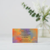 ファインアートカラフルプロフェッショナル名刺 名刺 (スタンド正面)