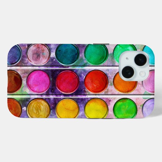 ファインアートカラフル絵を描おもしろいカラーボックスケース – C Case-Mate iPhoneケース (裏面 (横))