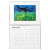 ファインアートカレンダー常に正しい年 カレンダー (1月 2026)