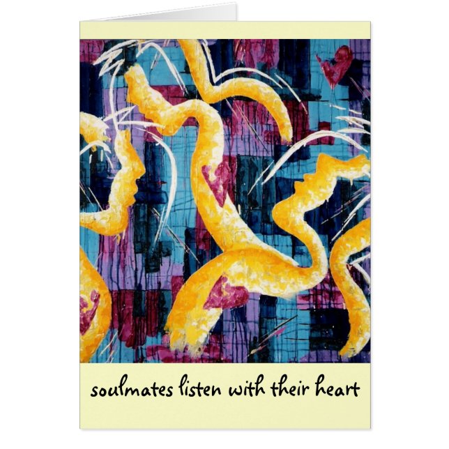 ファインアートカード「良きパートナー」- Augustine (正面)