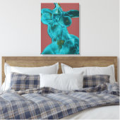 ファインアートキャンバスメスの動き キャンバスプリント (インサイチュ (寝室))