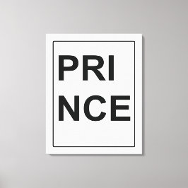 ファインアートキャンバス「プリンス」バイビリー・バーニー キャンバスプリント