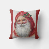 ファインアートクラシックサンタポートレートピロー クッション (裏面)