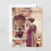 ファインアートクラシック女性 ポストカード (正面/裏面)