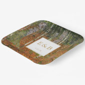 ファインアートグスタフクリムトフォレスト自然結婚ズ ペーパープレート (傾斜あり)