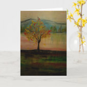 ファインアートグリーティングカード カード (黄色い花)