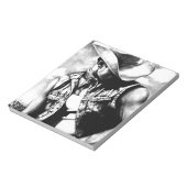 ファインアートスケッチハンサムなカウボーイカントリーマン ノートパッド (回転)