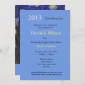 ファインアートスターリーナイト卒業パーティー 招待状 (正面/裏面)