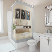 ファインアートスフィンクス猫 シャワーカーテン (インサイチュ)