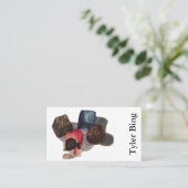 ファインアートチョコレート名刺 名刺 (スタンド正面)