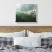 ファインアートフォトキャンバス「夢の中で見たウサギ」 キャンバスプリント (インサイチュ (寝室))