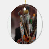 ファインアートブラシ セラミックオーナメント (左)