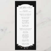 ファインアートブラックフローラ書 プログラム (裏面)