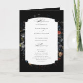 ファインアートブラックフローラ書 プログラム (正面)