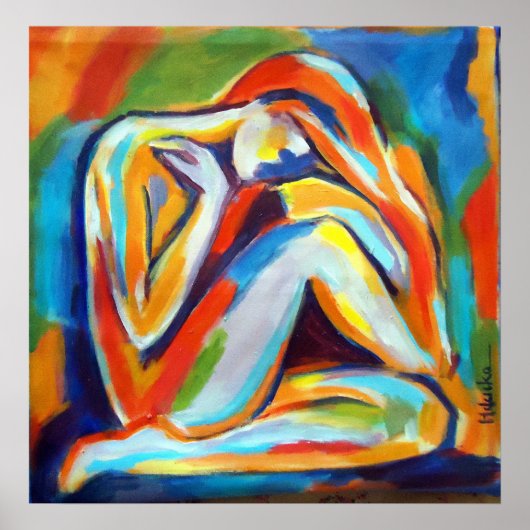 ファインアートプリント- "孤独" ポスター (正面)