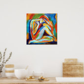 ファインアートプリント- "孤独" ポスター (キッチン)