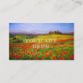 ファインアートペインターの芸術家の名刺のテンプレート 名刺 (裏面)