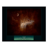 ファインアートポスター「雨を注ぐ」 ポスター (正面)