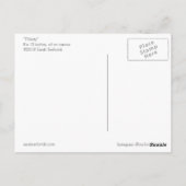 ファインアートポストカードbyサラ・セドウィック「Thiry」 ポストカード (裏面)